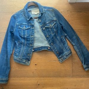 Anthropology Pilcro Cropped Denim Jacket excellent condition